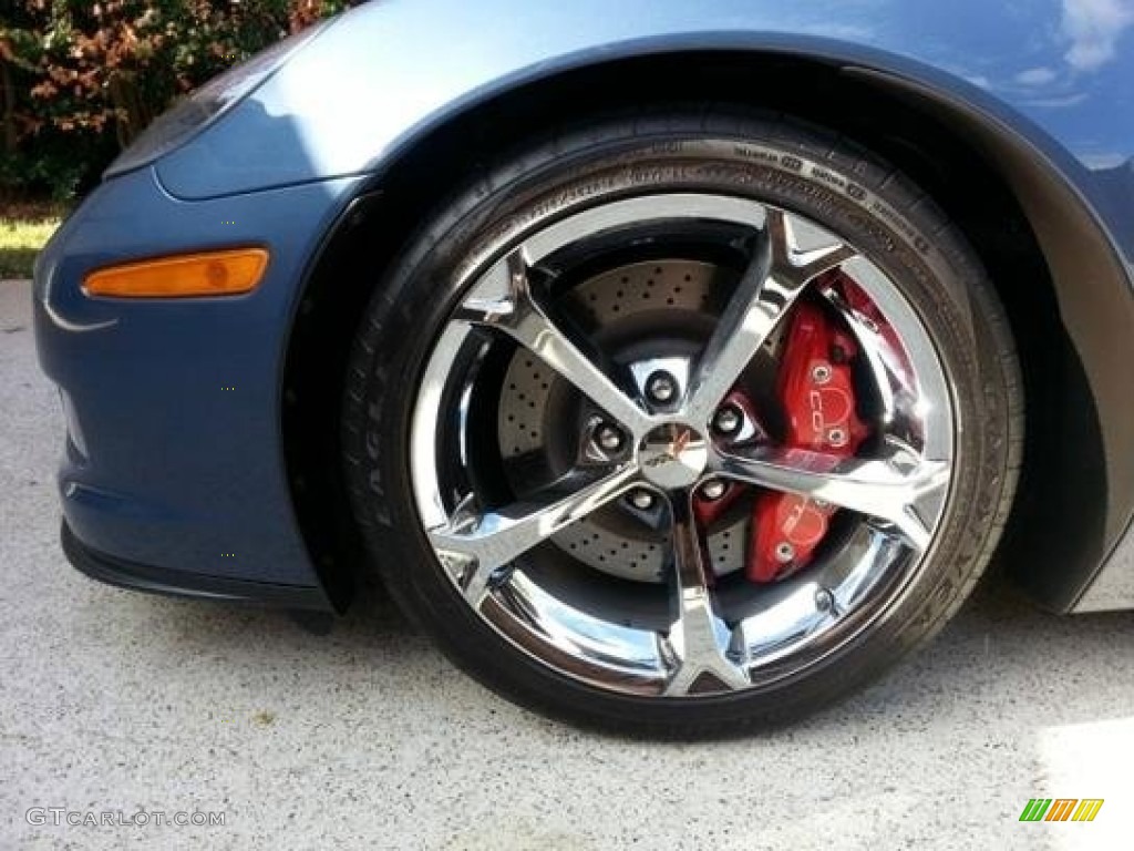 2012 Corvette Grand Sport Convertible - Supersonic Blue Metallic / Cashmere/Ebony photo #13