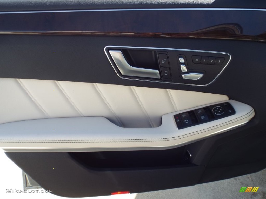 2014 E 550 4Matic Sedan - Paladium Silver Metallic / Porcelain/Black photo #6
