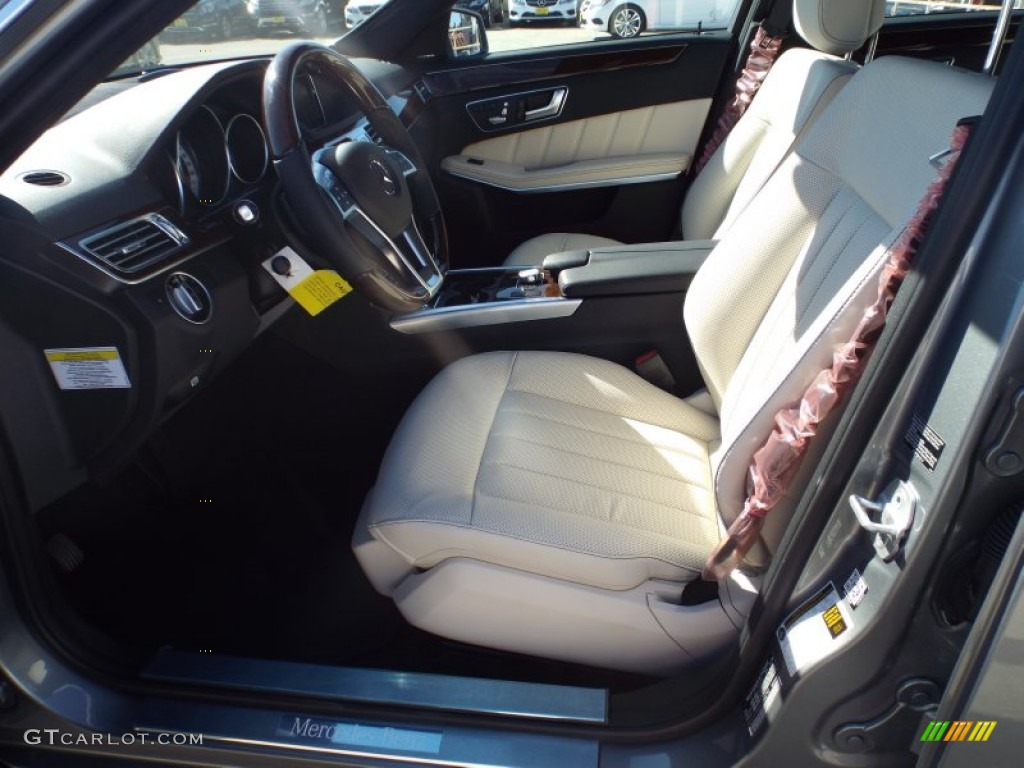 2014 E 550 4Matic Sedan - Paladium Silver Metallic / Porcelain/Black photo #7