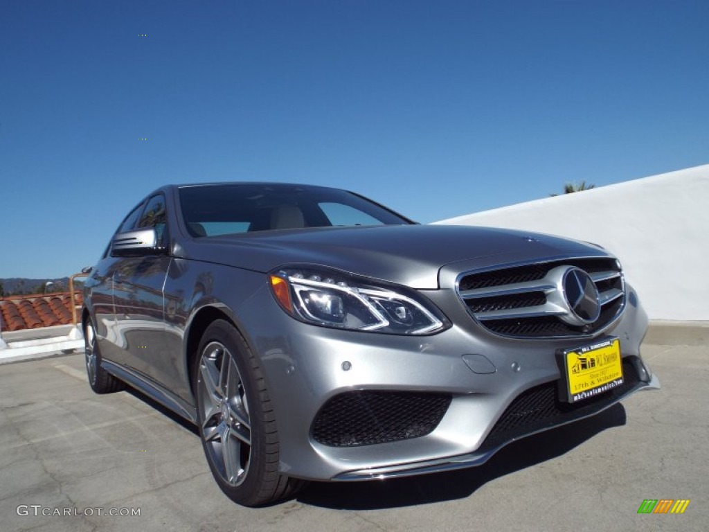 2014 E 550 4Matic Sedan - Paladium Silver Metallic / Porcelain/Black photo #11
