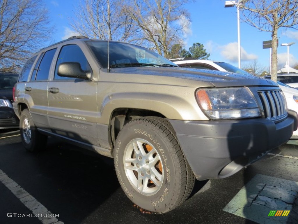 2004 Grand Cherokee Laredo - Light Khaki Metallic / Taupe photo #4