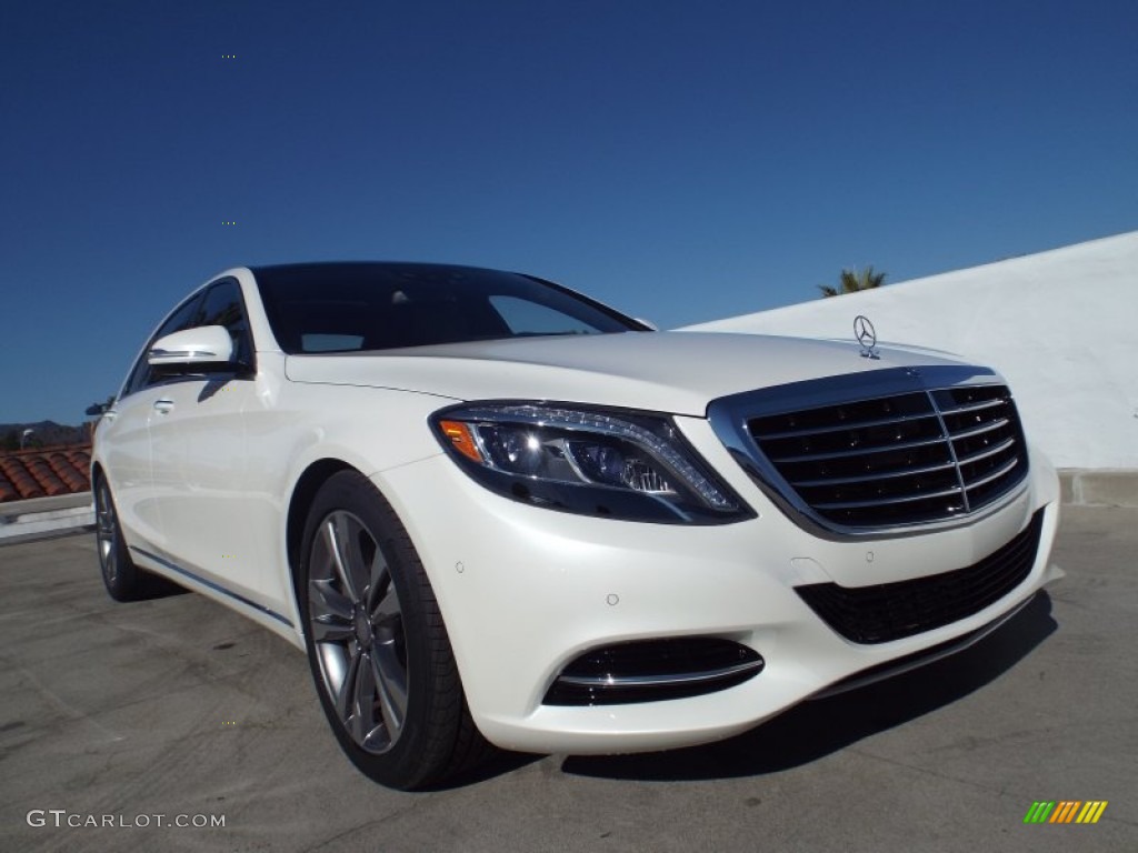 Diamond White Metallic 2014 Mercedes-Benz S 550 Sedan Exterior Photo #89675802