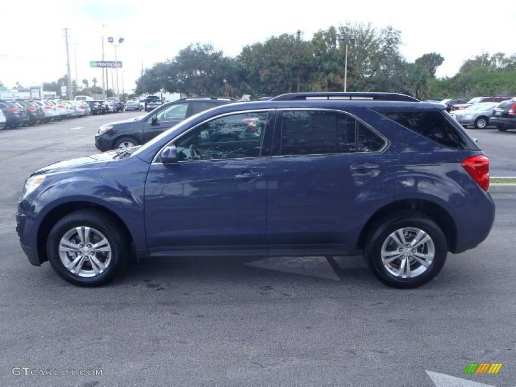 2014 Equinox LT - Atlantis Blue Metallic / Light Titanium/Jet Black photo #3