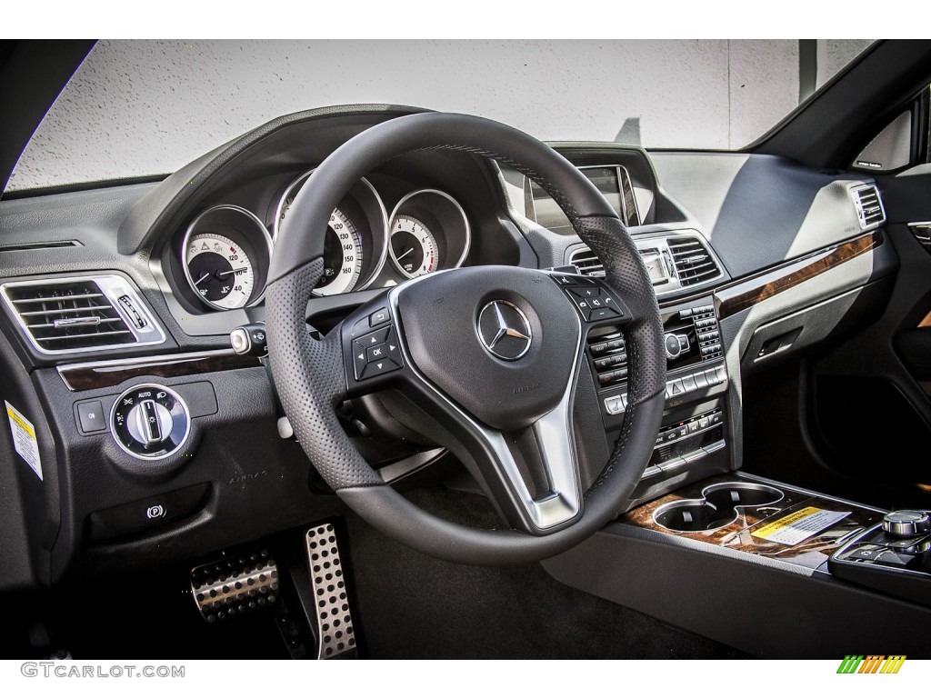 2014 Mercedes-Benz E 350 4Matic Coupe Silk Beige/Espresso Brown Dashboard Photo #89677581