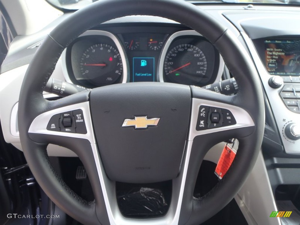 2014 Chevrolet Equinox LT Light Titanium/Jet Black Steering Wheel Photo #89677707