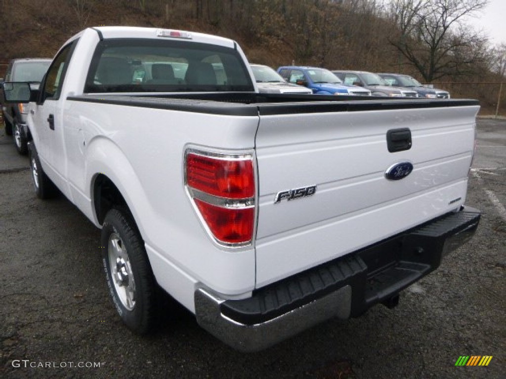 2014 F150 XL Regular Cab - Oxford White / Steel Grey photo #4