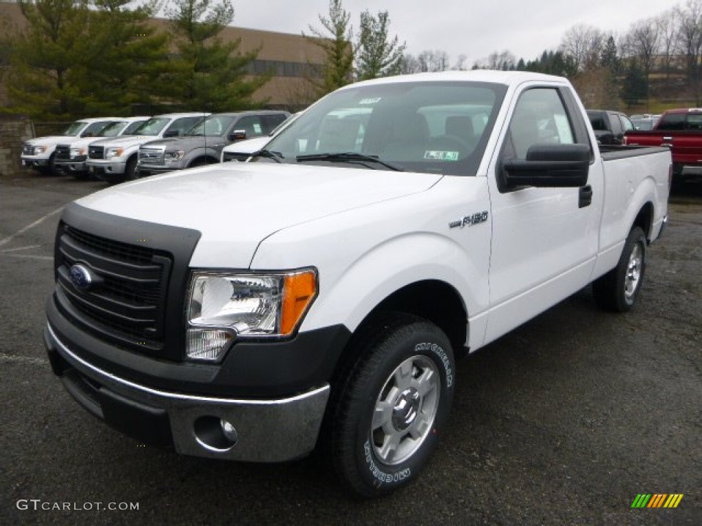 Oxford White 2014 Ford F150 XL Regular Cab Exterior Photo #89677824