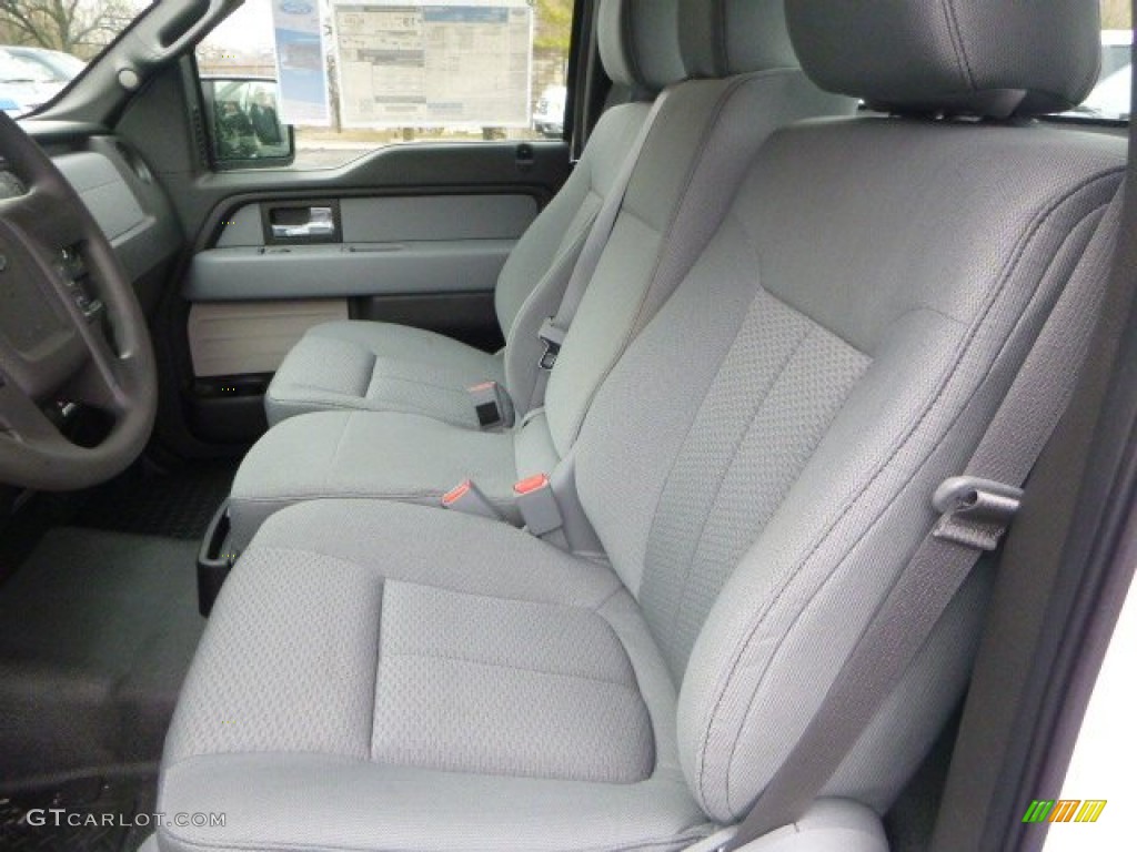 2014 F150 XL Regular Cab - Oxford White / Steel Grey photo #9