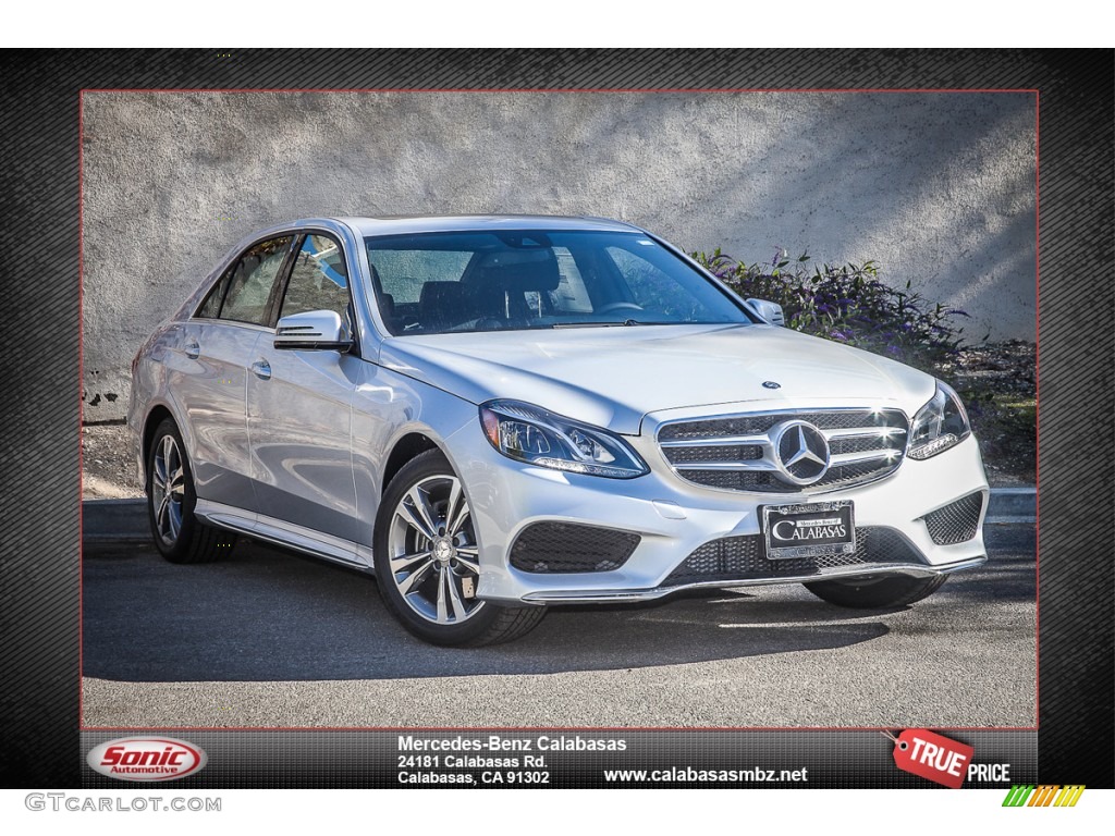 2014 E E250 BlueTEC Sedan - Iridium Silver Metallic / Black photo #1