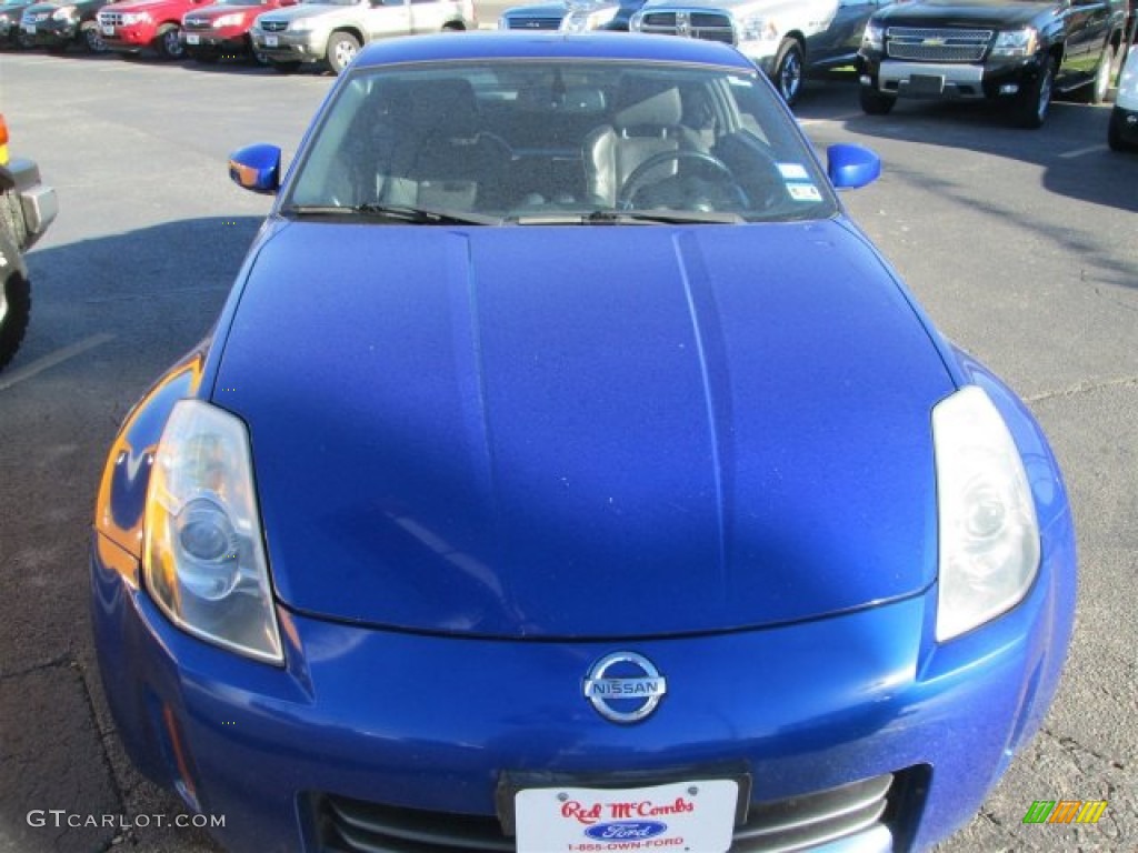 2006 350Z Enthusiast Coupe - Daytona Blue Metallic / Charcoal Leather photo #2