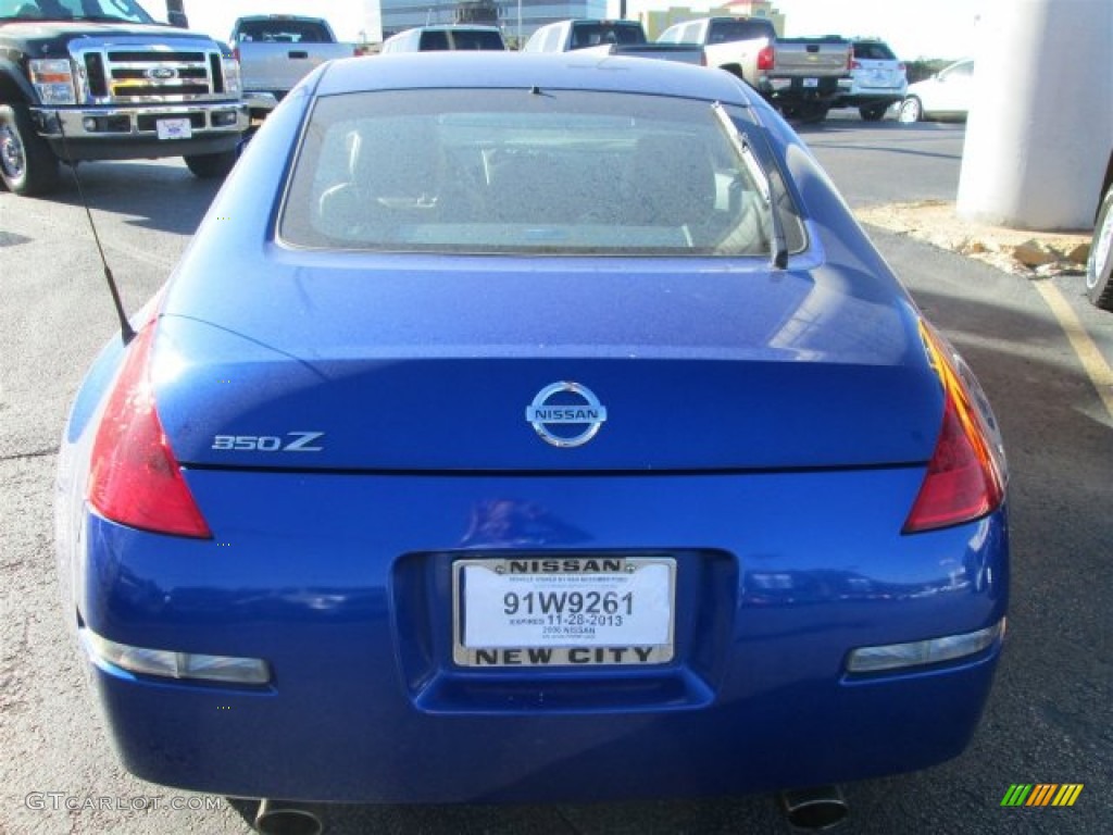 2006 350Z Enthusiast Coupe - Daytona Blue Metallic / Charcoal Leather photo #5