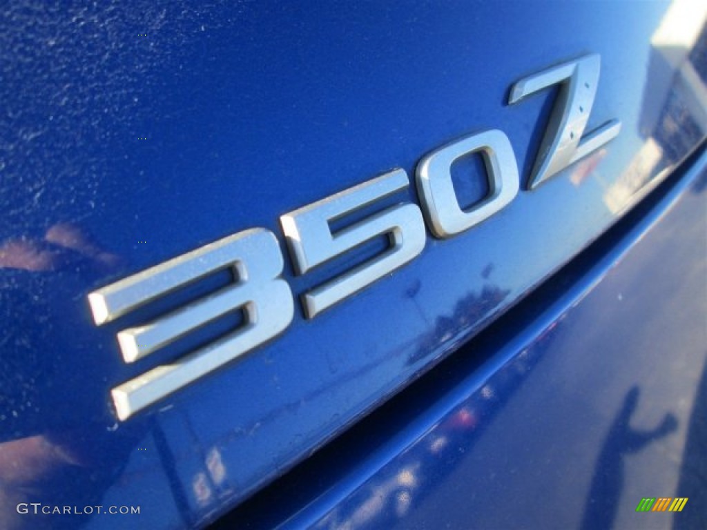 2006 350Z Enthusiast Coupe - Daytona Blue Metallic / Charcoal Leather photo #6
