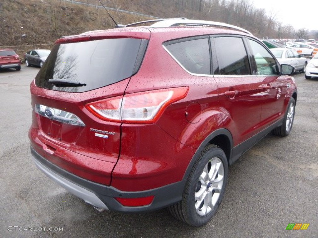 2014 Escape Titanium 2.0L EcoBoost 4WD - Ruby Red / Charcoal Black photo #2