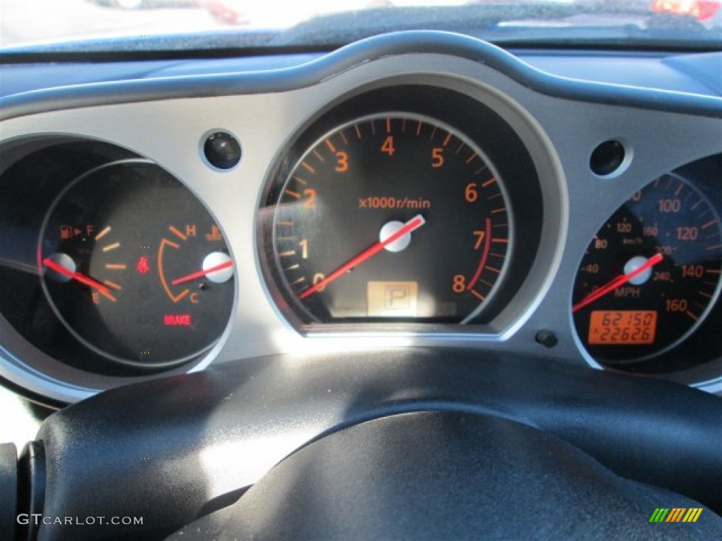 2006 350Z Enthusiast Coupe - Daytona Blue Metallic / Charcoal Leather photo #15