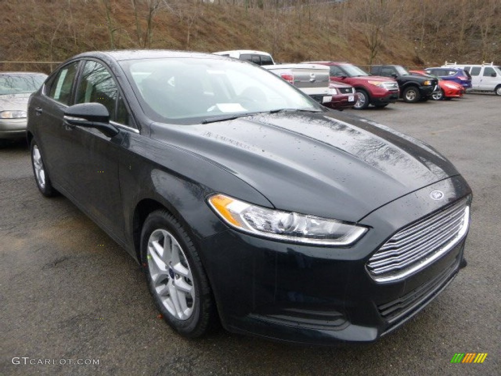 2014 Fusion SE EcoBoost - Dark Side / Charcoal Black photo #1