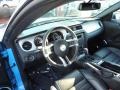 2013 Grabber Blue Ford Mustang V6 Premium Coupe  photo #3