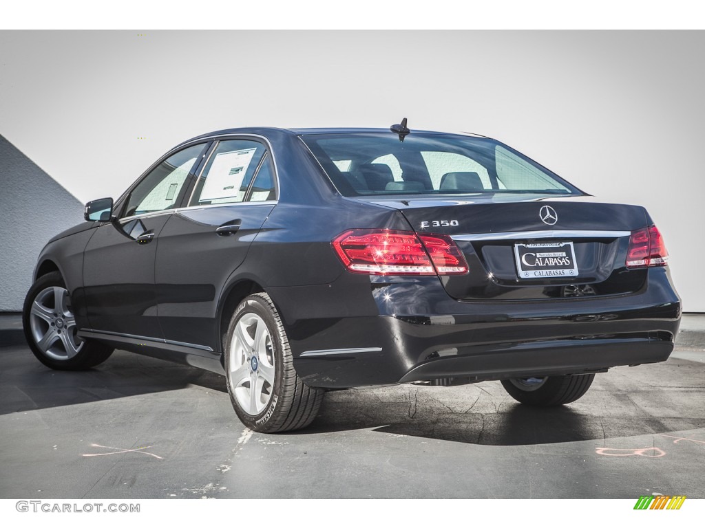 2014 E 350 Sedan - Black / Black photo #2