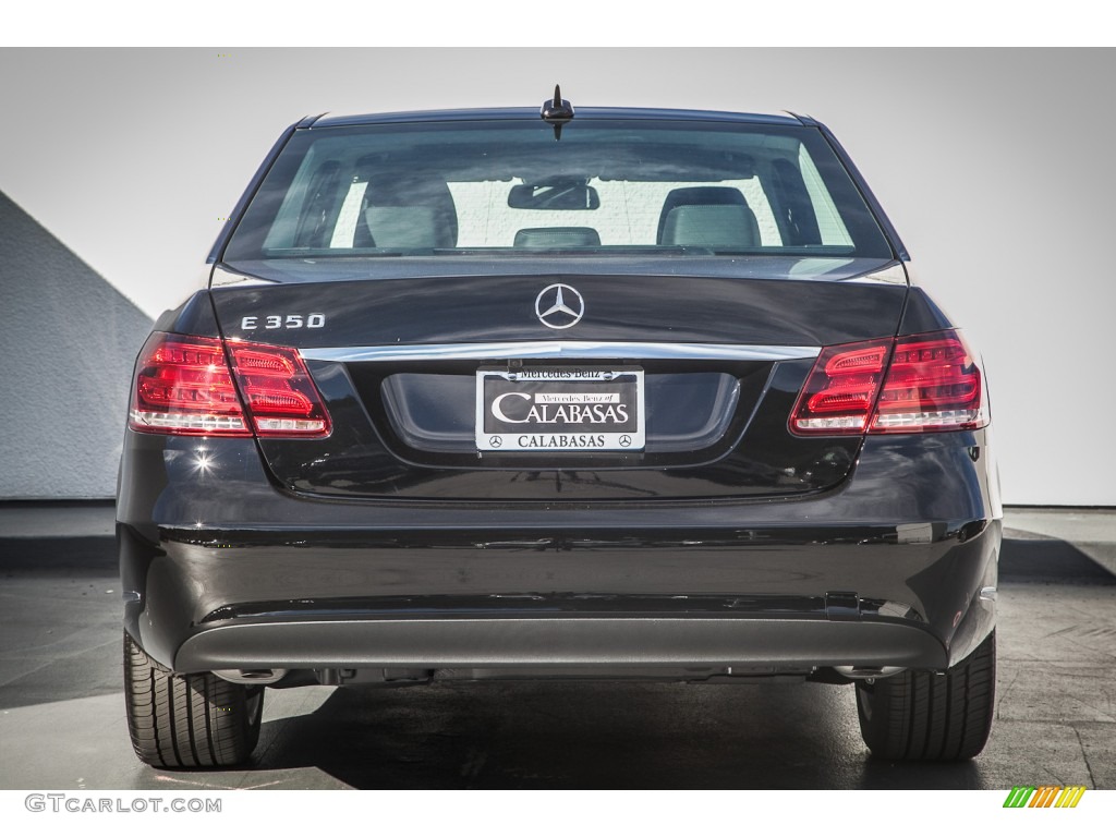 2014 E 350 Sedan - Black / Black photo #3