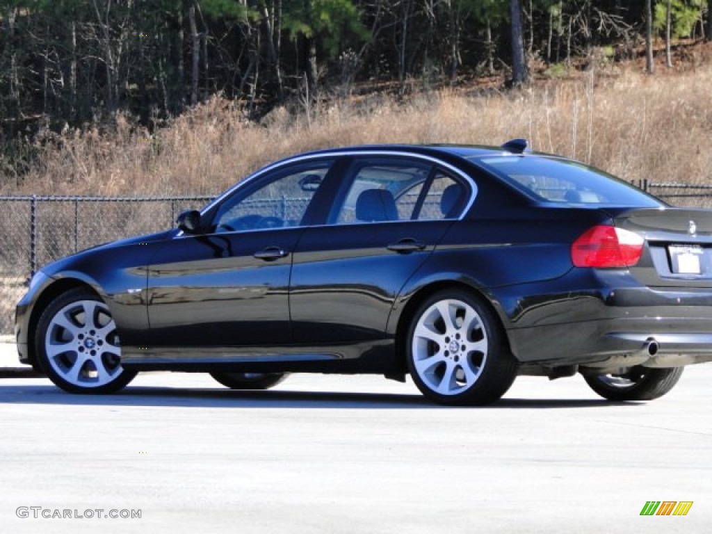 2007 3 Series 335i Sedan - Black Sapphire Metallic / Black photo #31