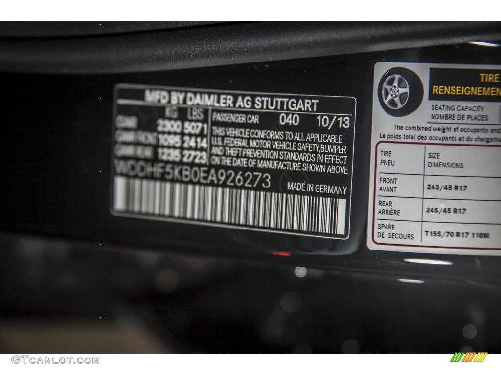 2014 E 350 Sedan - Black / Black photo #7