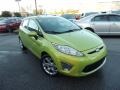 2011 Lime Squeeze Metallic Ford Fiesta SES Hatchback  photo #1