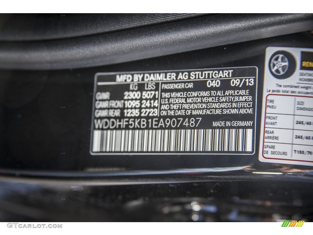 2014 E 350 Sedan - Black / Black photo #7