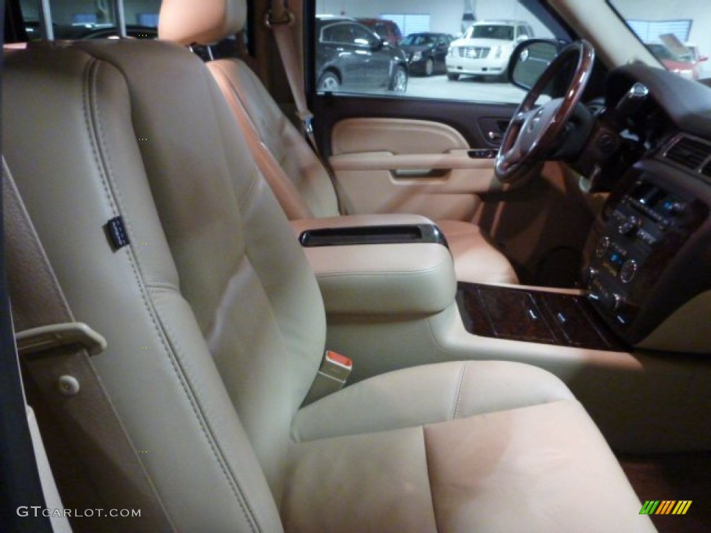 2010 Sierra 1500 Denali Crew Cab AWD - White Diamond Tricoat / Cocoa/Light Cashmere photo #17