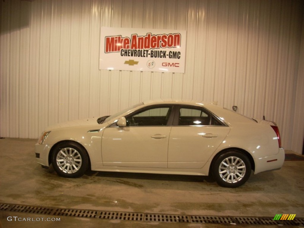 2011 CTS 4 3.0 AWD Sedan - Vanilla Latte Metallic / Ebony photo #1