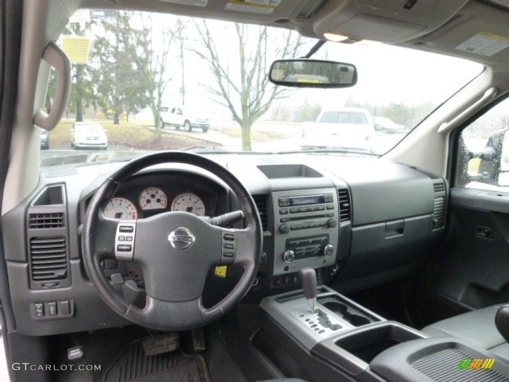 2010 Titan PRO-4X Crew Cab 4x4 - Blizzard White / Charcoal photo #14