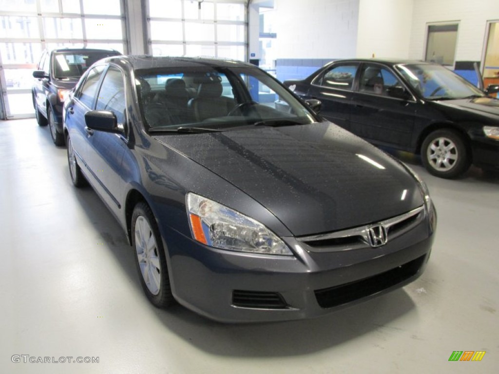 Graphite Pearl 2007 Honda Accord EX-L V6 Sedan Exterior Photo #89684796