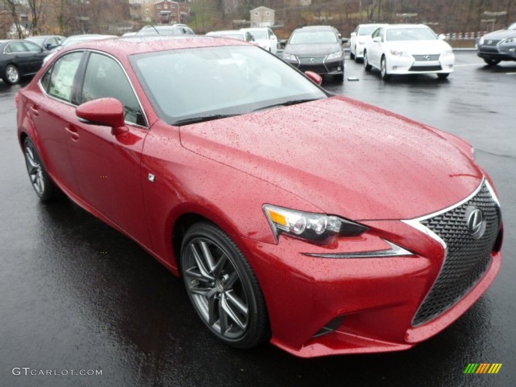 Matador Red Mica 2014 Lexus IS 350 F Sport AWD Exterior Photo #89686206