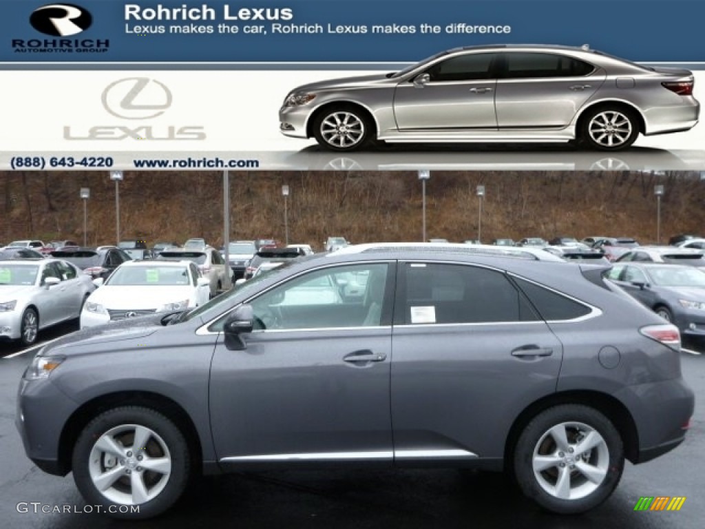 2014 RX 350 AWD - Nebula Gray Pearl / Lt. Gray photo #1