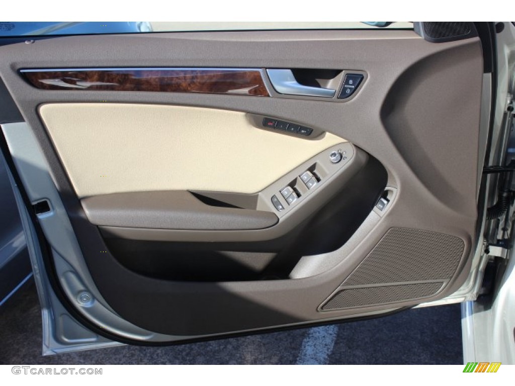2014 A4 2.0T Sedan - Cuvee Silver Metallic / Velvet Beige/Moor Brown photo #8
