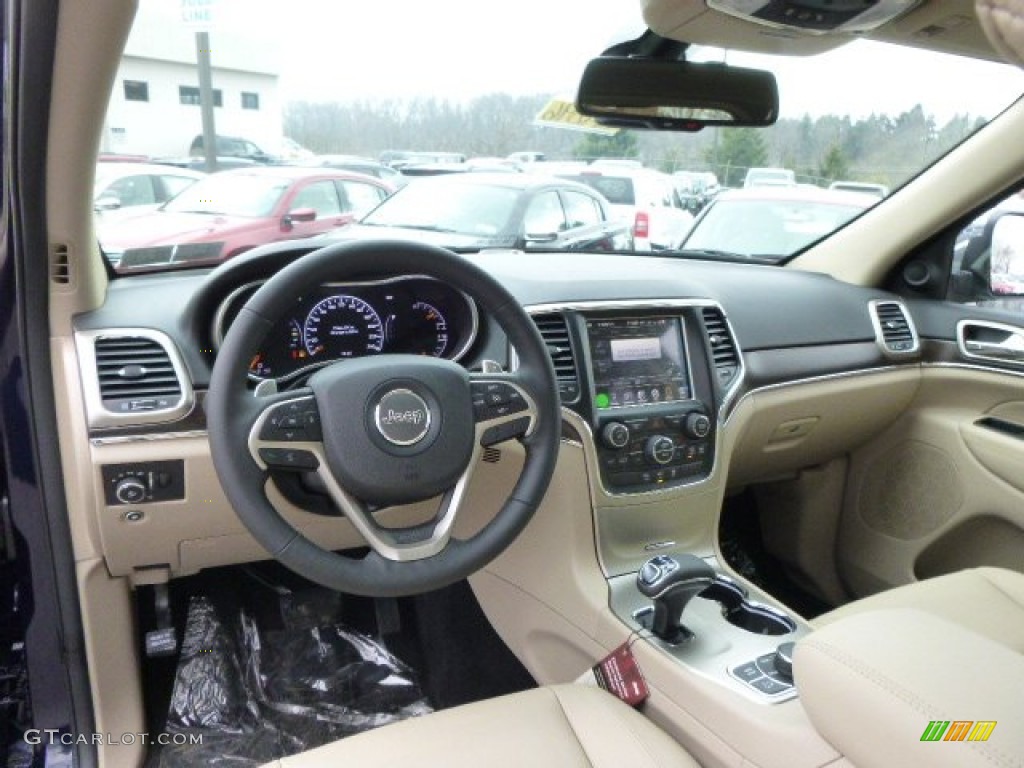 New Zealand Black/Light Frost Interior 2014 Jeep Grand Cherokee Limited 4x4 Photo #89687898