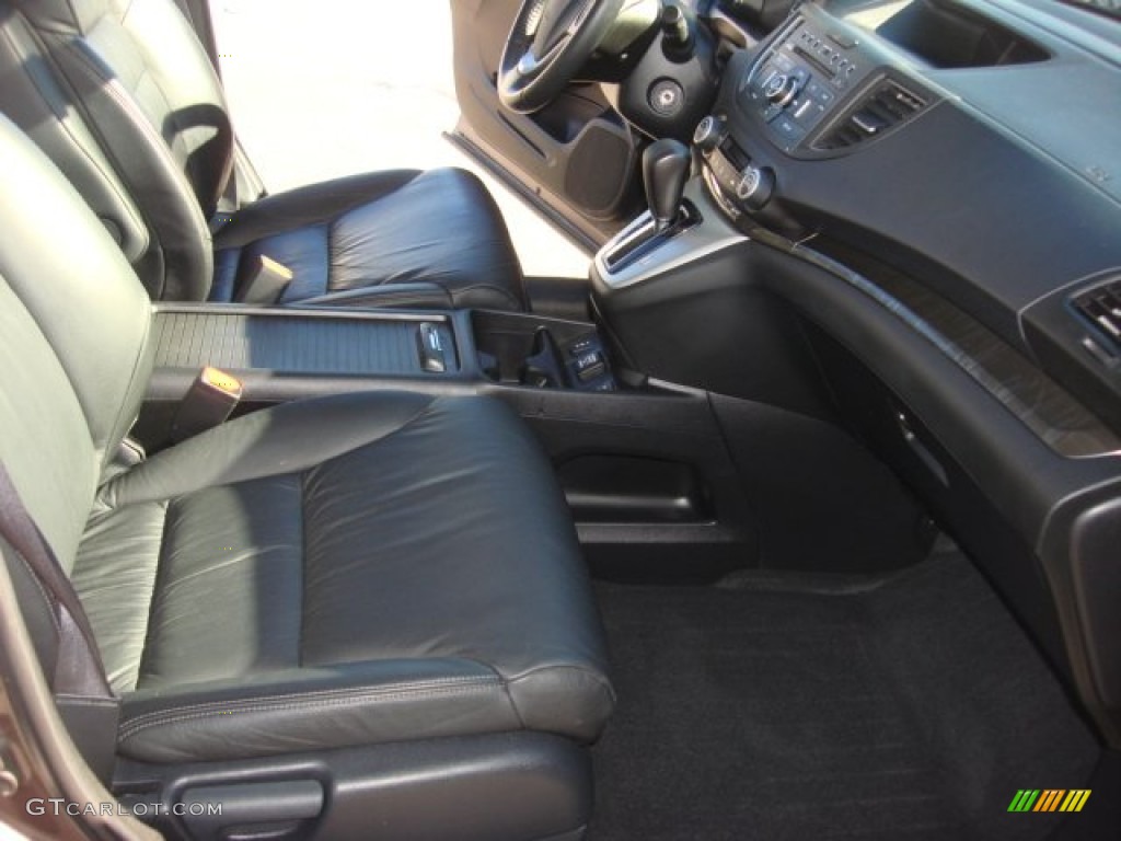 2013 CR-V EX-L AWD - Kona Coffee Metallic / Black photo #16