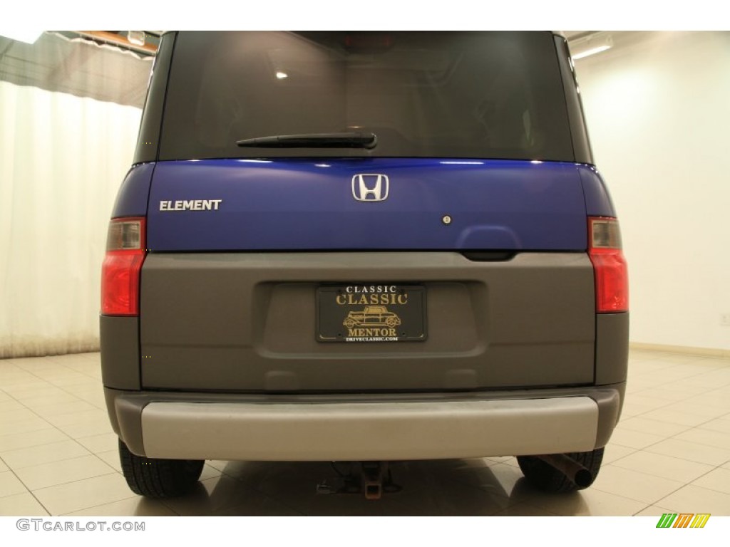 2004 Element EX AWD - Fiji Blue Pearl / Gray photo #12