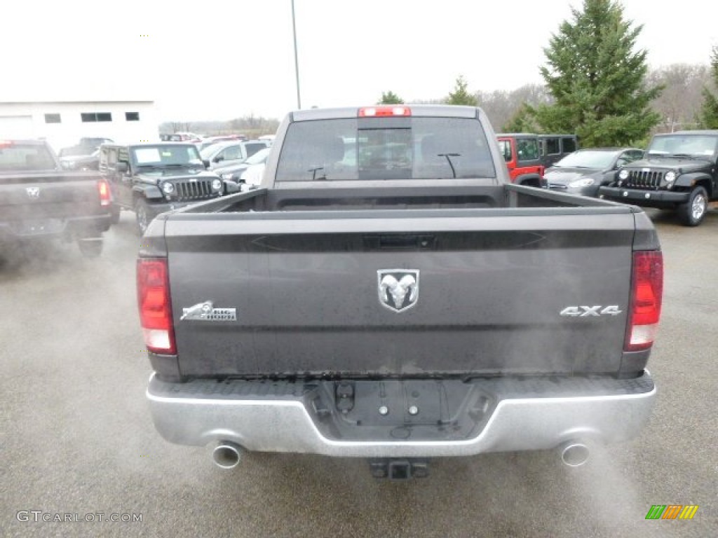 2014 1500 Big Horn Crew Cab 4x4 - Granite Crystal Metallic / Black/Diesel Gray photo #7