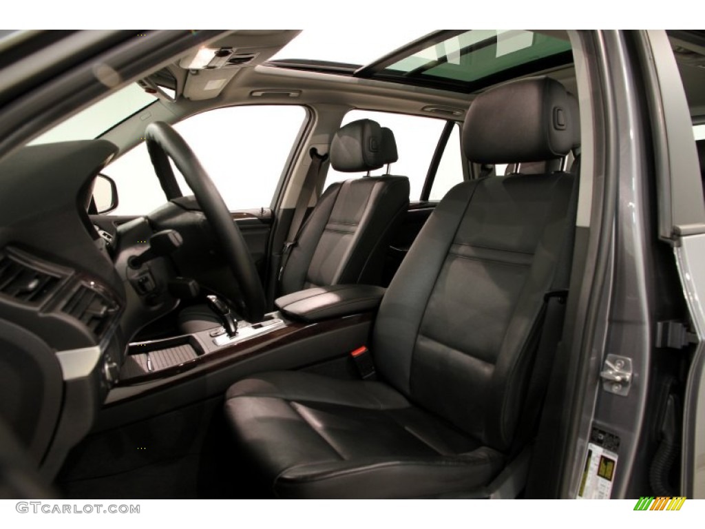 2010 X5 xDrive30i - Space Grey Metallic / Black Nevada Leather photo #8