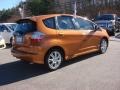 2011 Orange Revolution Metallic Honda Fit Sport  photo #6