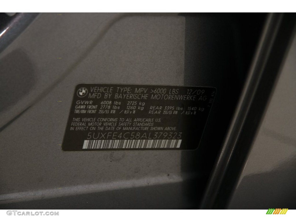 2010 X5 xDrive30i - Space Grey Metallic / Black Nevada Leather photo #51