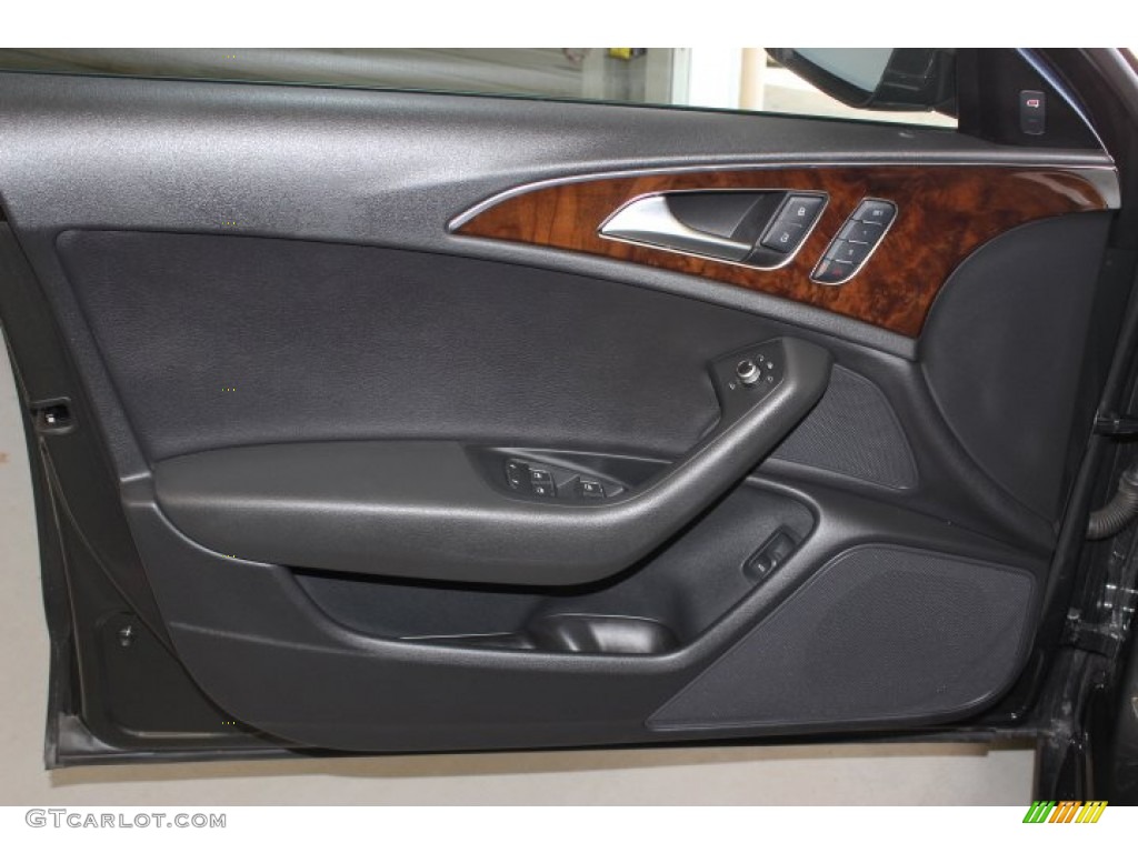 2013 A6 2.0T Sedan - Oolong Gray Metallic / Black photo #12
