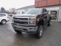 2014 Black Chevrolet Silverado 1500 LTZ Z71 Double Cab 4x4  photo #3