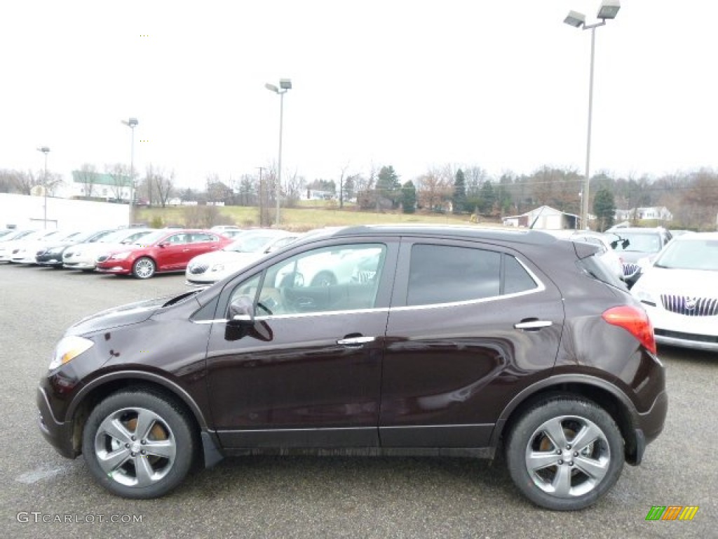 Deep Espresso Brown Metallic 2014 Buick Encore Leather AWD Exterior Photo #89691939