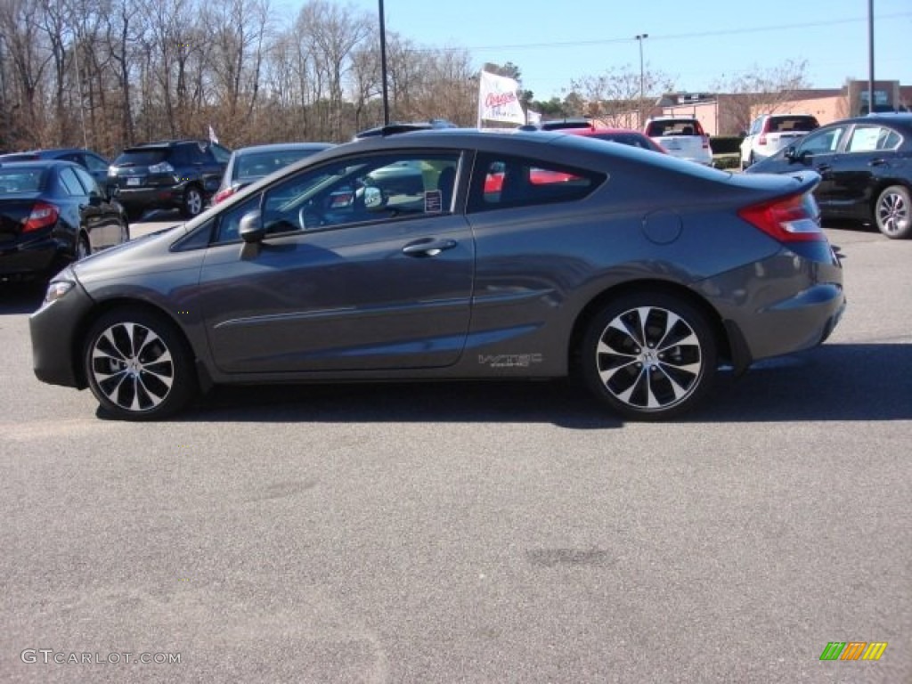 2013 Civic Si Coupe - Polished Metal Metallic / Black photo #3