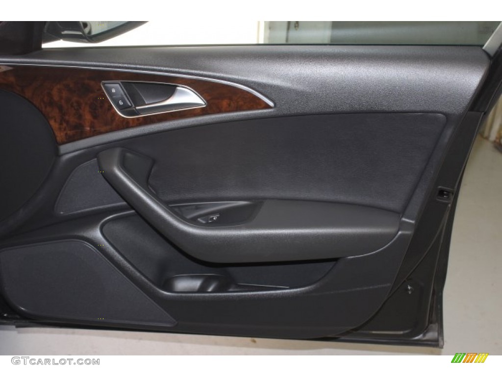 2013 A6 2.0T Sedan - Oolong Gray Metallic / Black photo #42