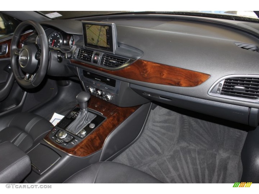 2013 A6 2.0T Sedan - Oolong Gray Metallic / Black photo #43