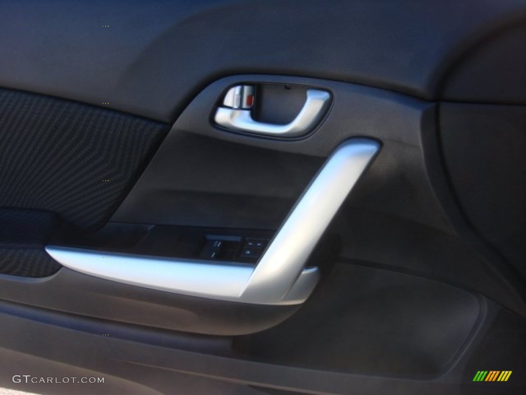 2013 Civic Si Coupe - Polished Metal Metallic / Black photo #20
