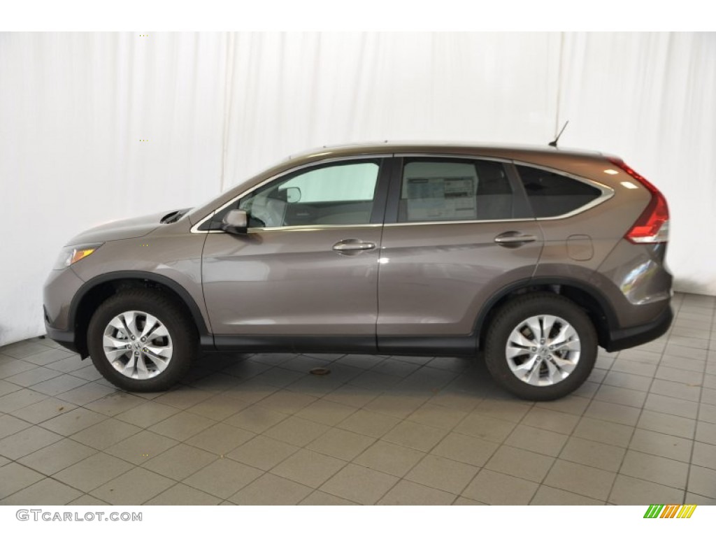 2014 CR-V EX - Urban Titanium Metallic / Beige photo #8