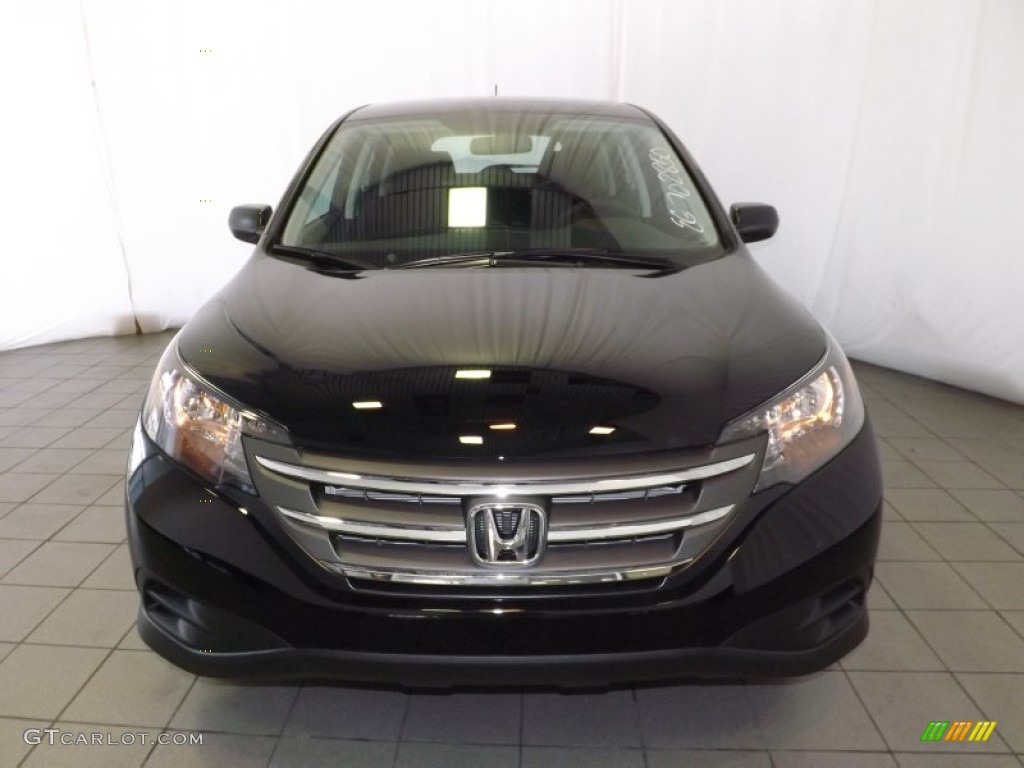 2014 CR-V LX - Crystal Black Pearl / Black photo #2