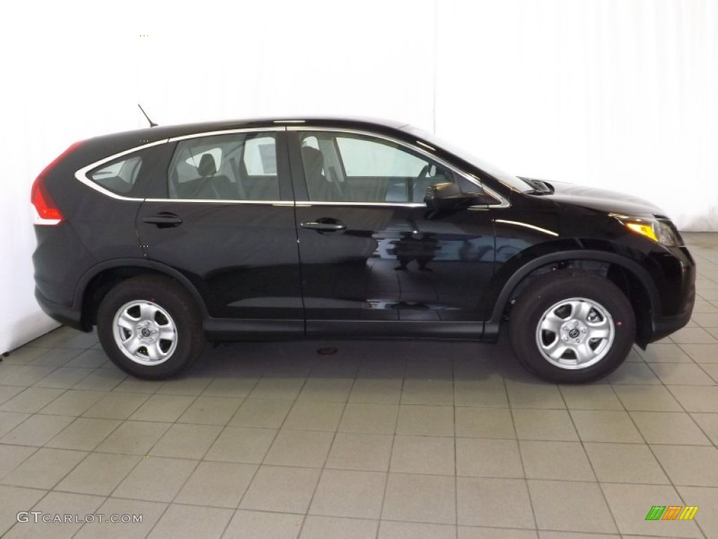 2014 CR-V LX - Crystal Black Pearl / Black photo #5